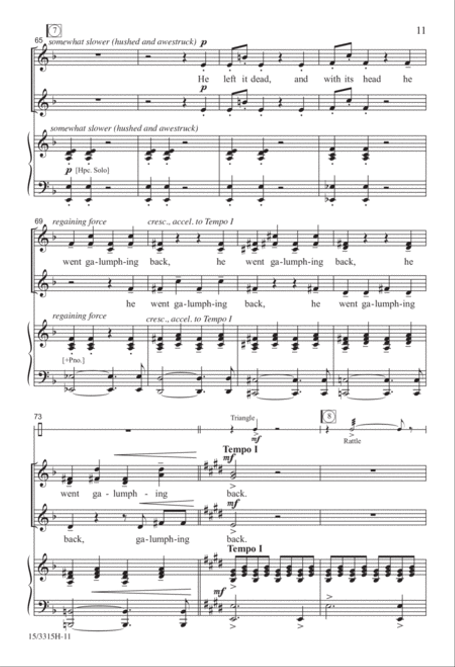 Jabberwocky SSA scores gallery preview page 11