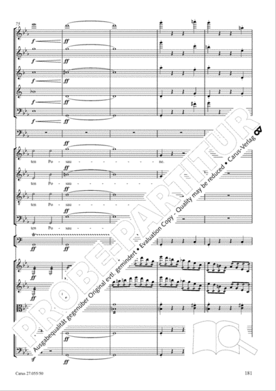 Ein Deutsches Requiem (German Requiem) 4-Part scores gallery preview page 188
