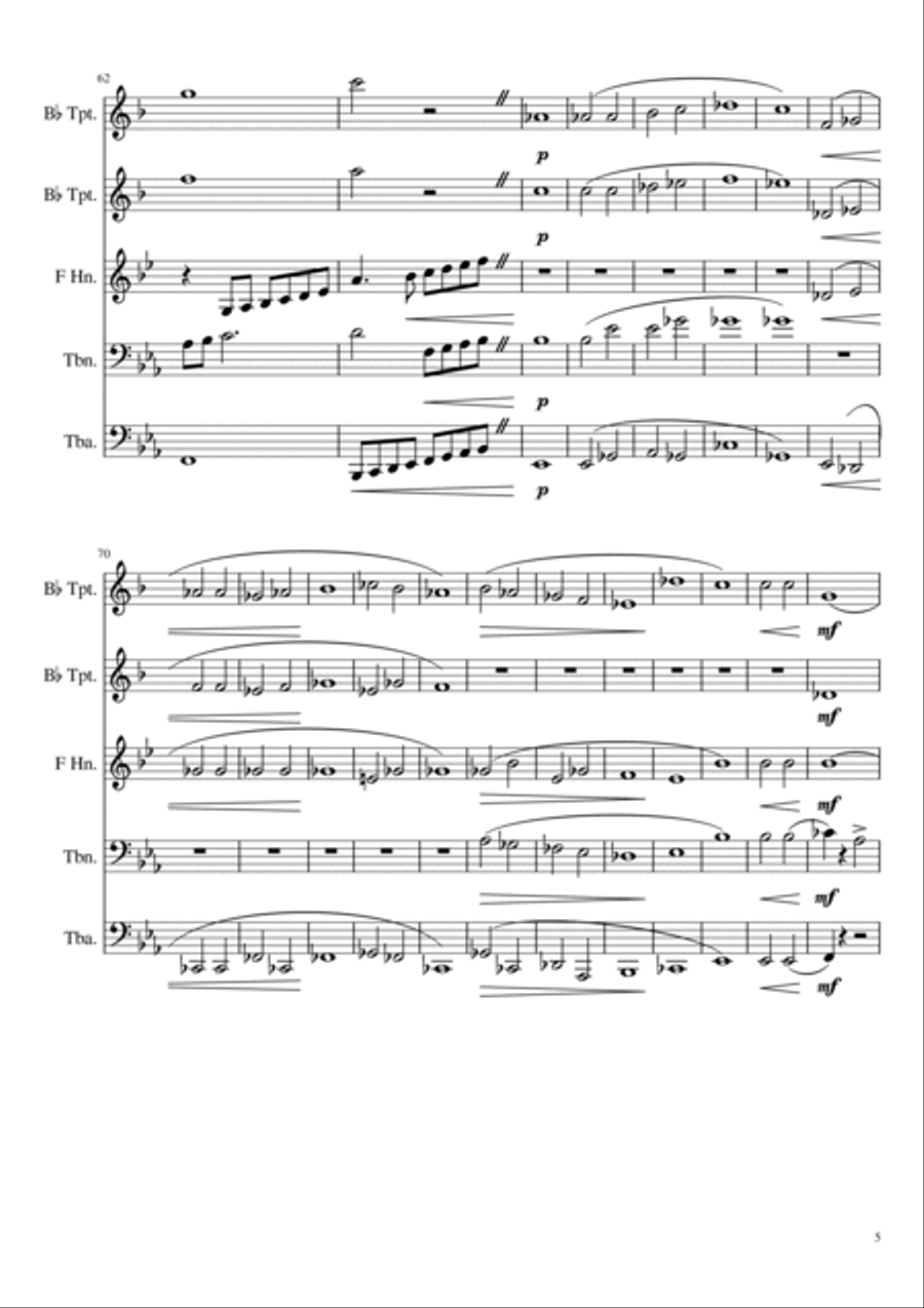 La Grande Porte de Kiev - Pictures at an Exhibition (The Great Gates of Kiev) La Grande Porte de Kiev - Pictures at an Exhibition (The Great Gates of Kiev) Brass Ensemble scores gallery preview page 5