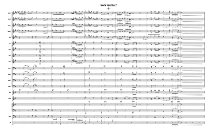 What's Your Deal? Jazz Ensemble scores gallery preview page 6