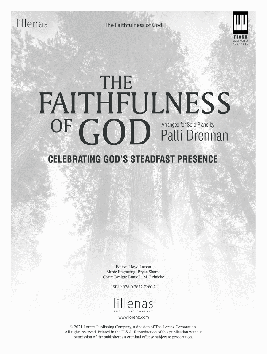 The Faithfulness of God Piano Solo scores gallery preview page 1