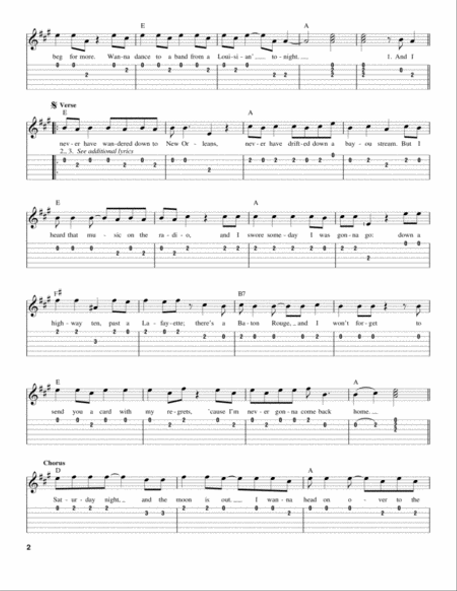 Down At The Twist And Shout Acoustic Guitar scores gallery preview page 2