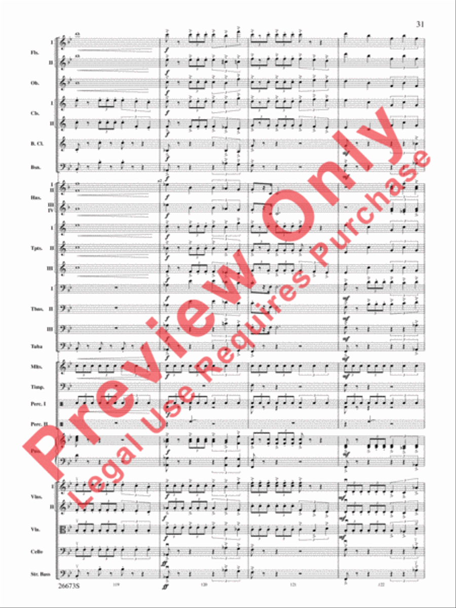 Superman Returns, Concert Selections from Full Orchestra scores gallery preview page 32