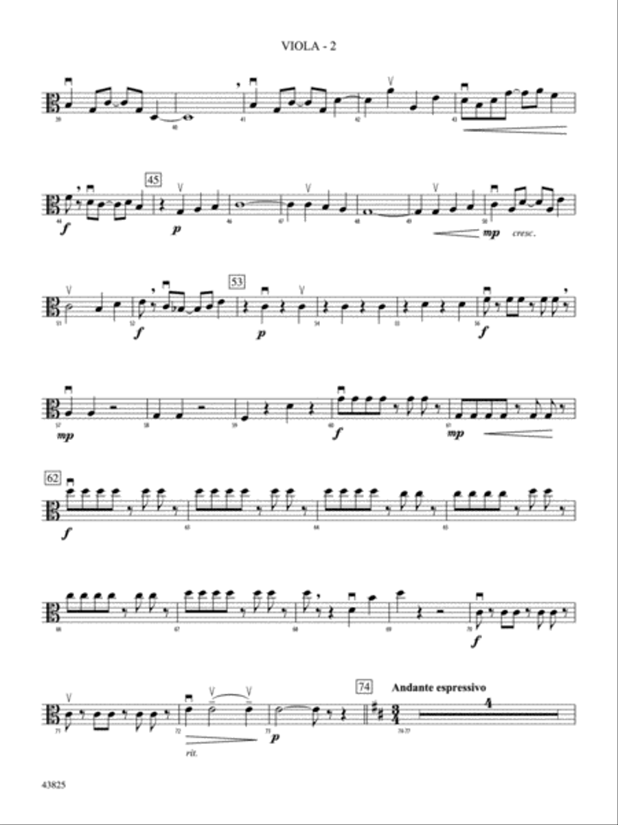 Pi Tunes: Viola Pi Tunes: Viola String Orchestra scores gallery preview page 2