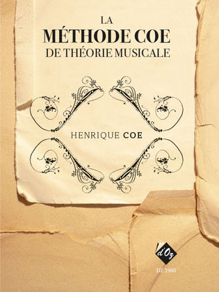 Book cover for La Méthode Coe de théorie musicale