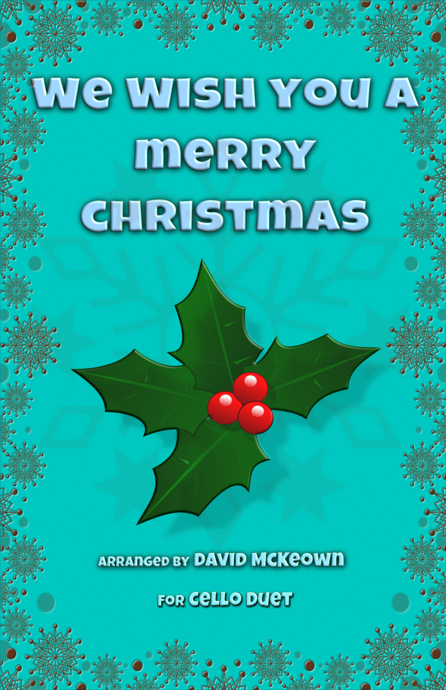 We Wish You a Merry Christmas, Jazz Style, for Cello Duet String Duet scores gallery preview page 1