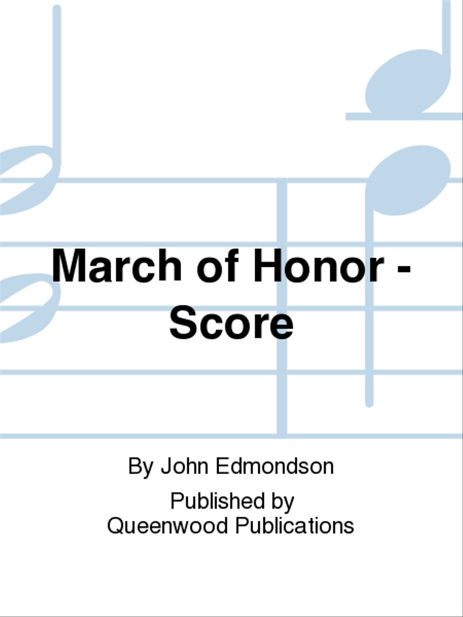 March of Honor - Score Concert Band scores gallery preview page 1