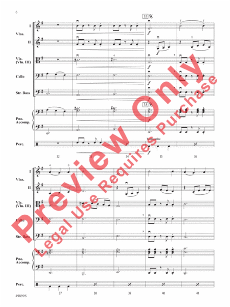 Kingsgate Castle String Orchestra scores gallery preview page 7