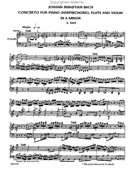J.S. Bach - Triple Concerto in A minor, BWV1044 & Brandenburg Concerto No. 5 in D Major image number null