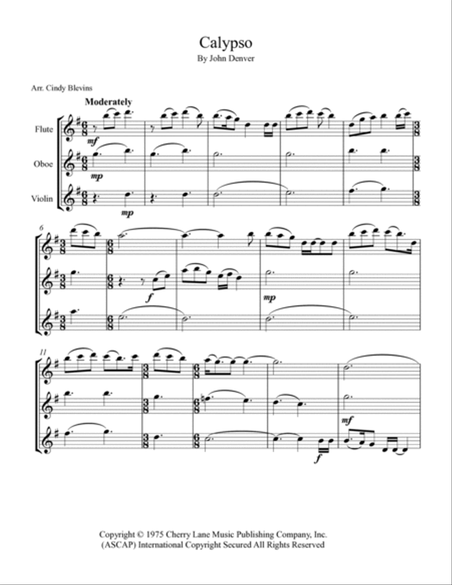 Calypso Flute scores gallery preview page 2