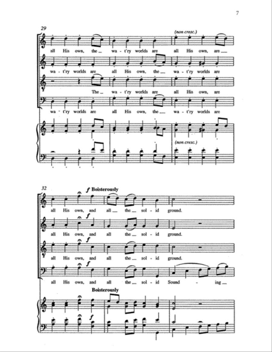 Sounding Joy 4-Part scores gallery preview page 5