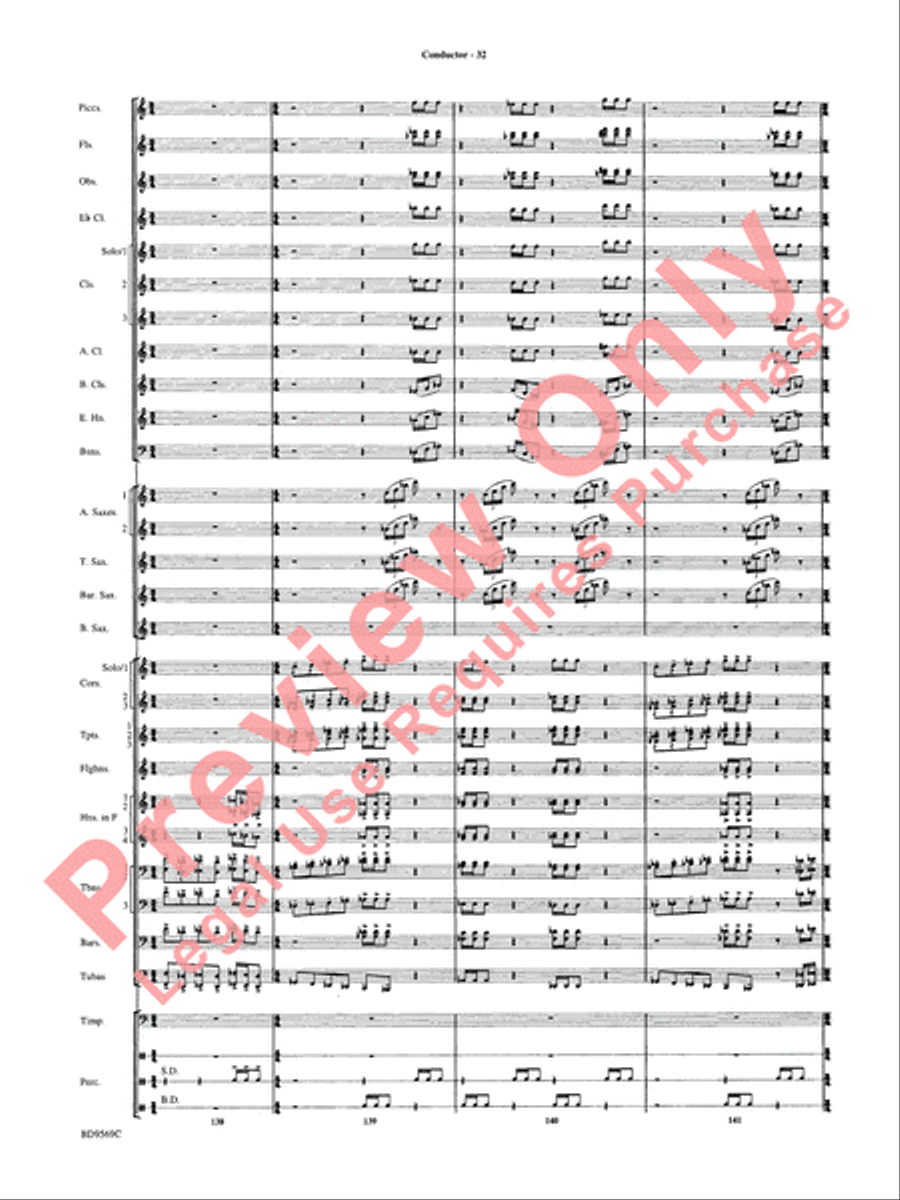 Jericho Jericho Concert Band scores gallery preview page 37