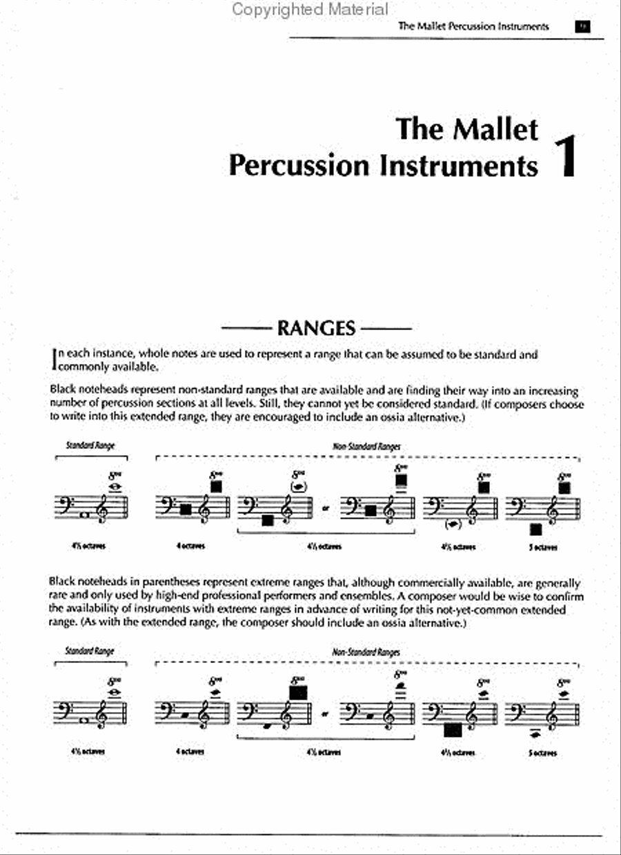 Scoring for Percussion