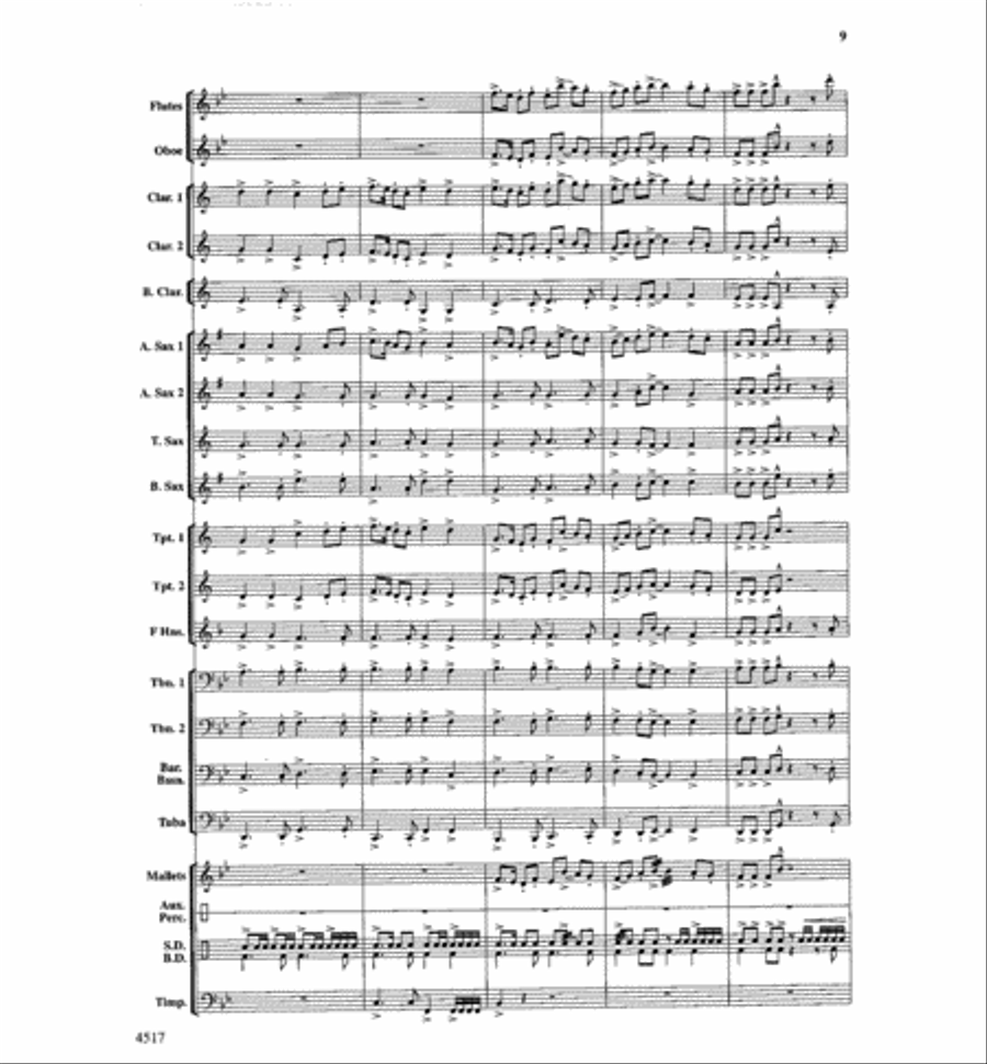 Stone Creek Episode Stone Creek Episode Concert Band scores gallery preview page 10