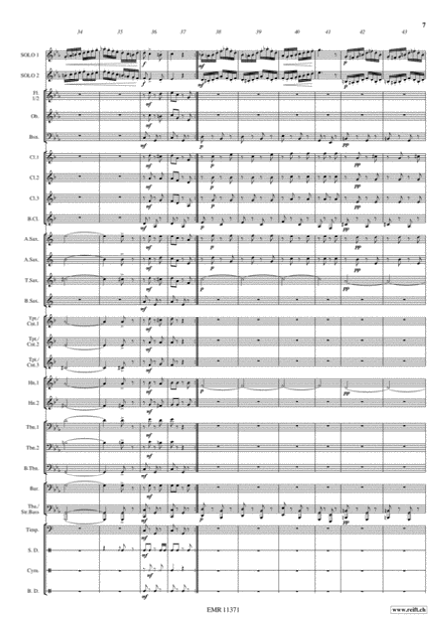 Csardas Csardas Concert Band scores gallery preview page 7
