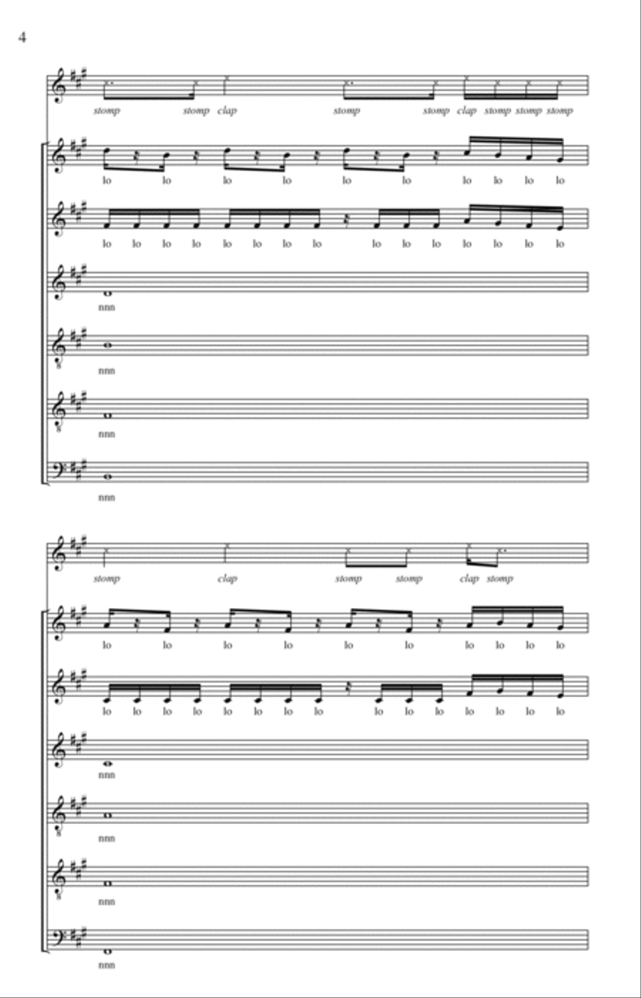Halo (arr. Deke Sharon) Halo (arr. Deke Sharon) 4-Part scores gallery preview page 2