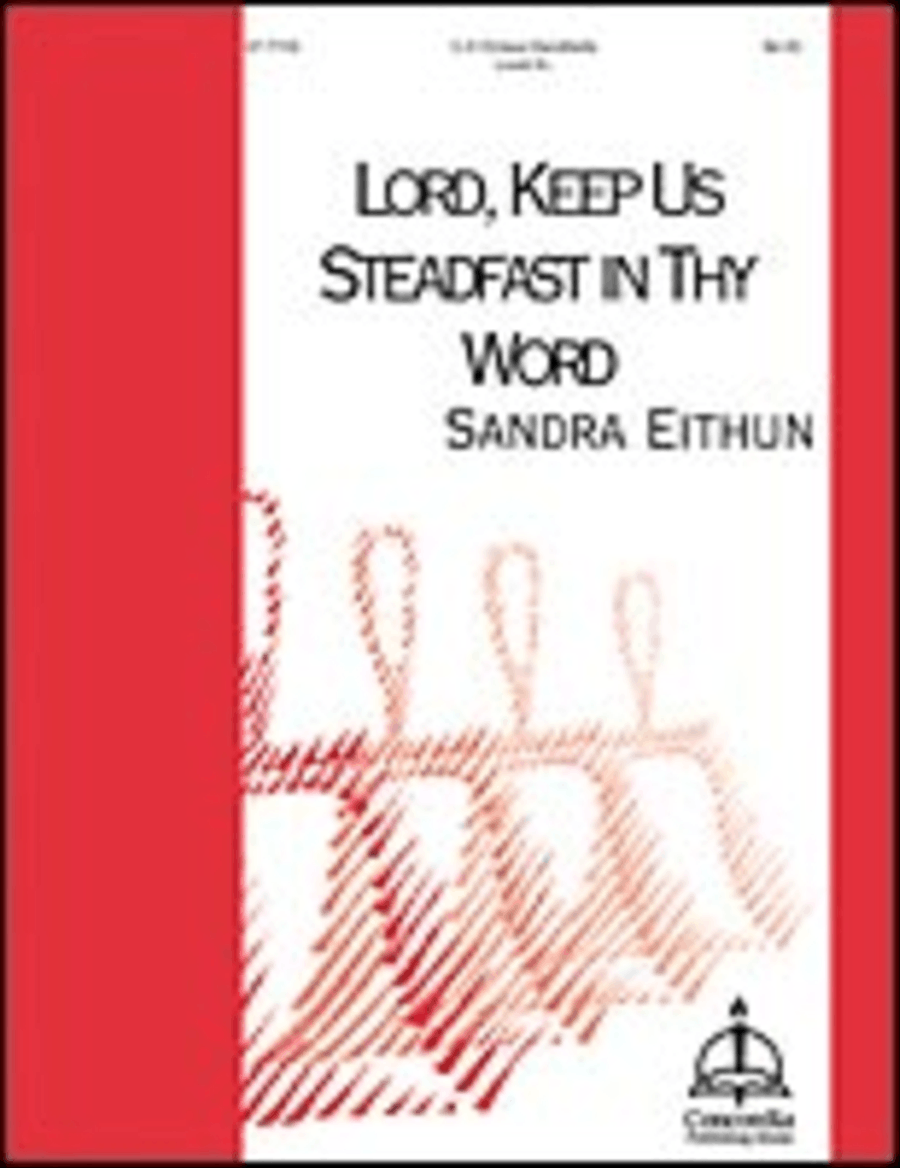 Lord, Keep Us Steadfast in Thy Word (Eithun) Handbell Choir scores gallery preview page 1
