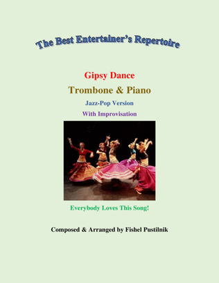 Book cover for "Gipsy Dance" for Trombone and Piano (with Improvisation)-Video