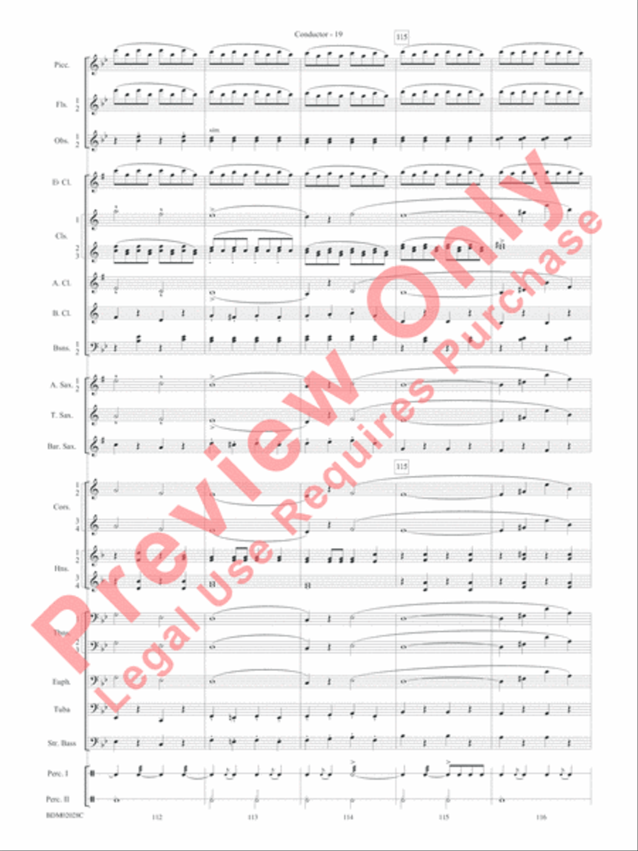 Golden Jubilee Concert Band scores gallery preview page 22