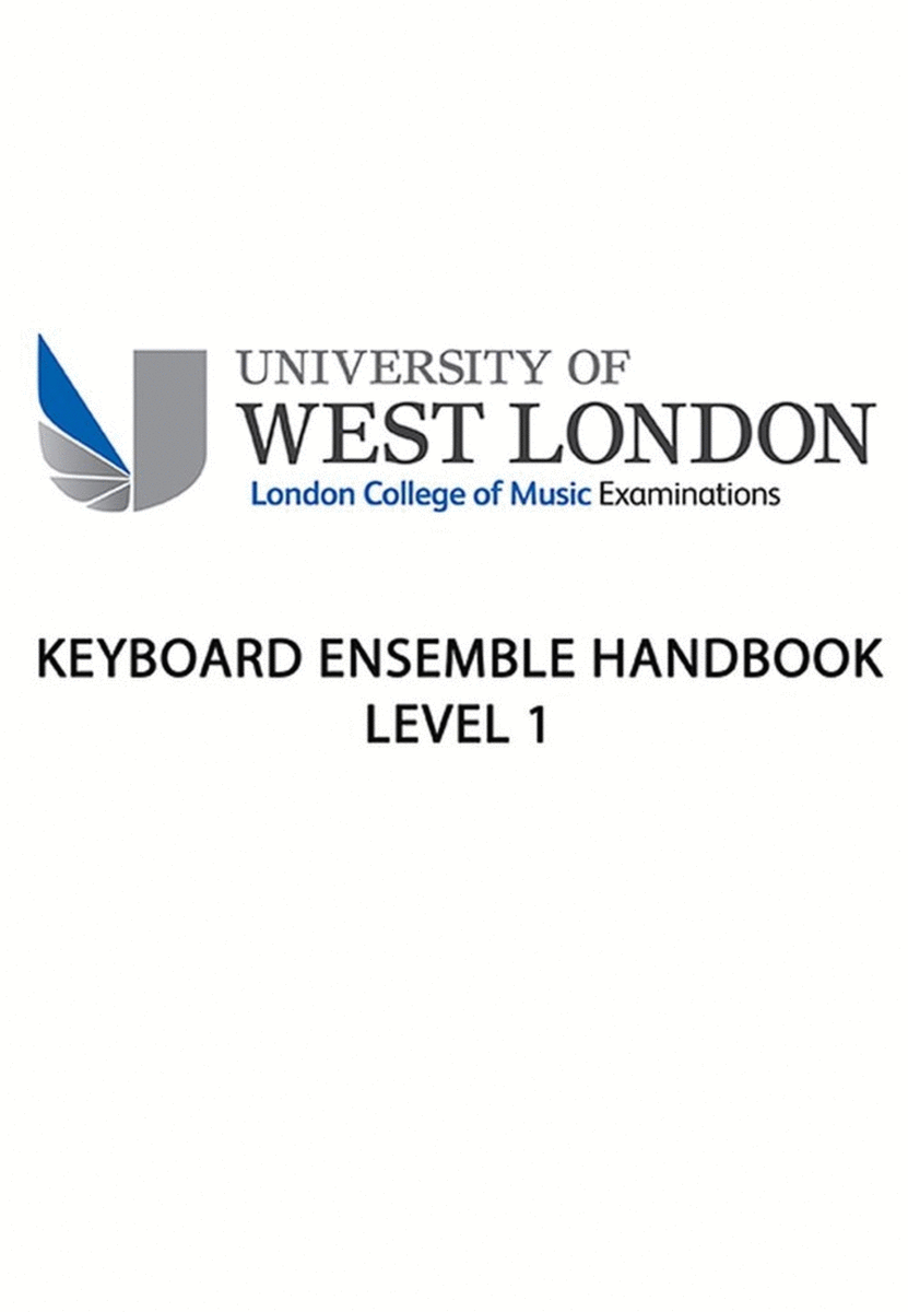 Lcm Keyboard Ensemble Handbook Level 1