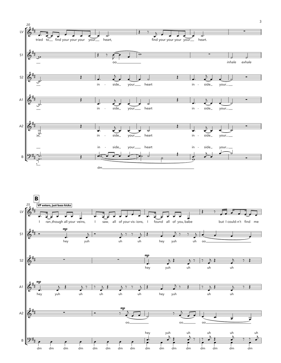Obsessed 3-Part scores gallery preview page 3