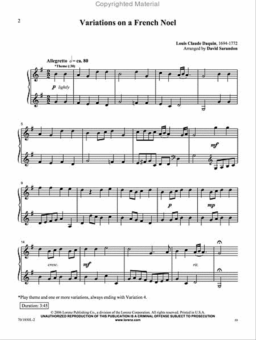 Emmanuel Shall Come Emmanuel Shall Come Piano Solo scores gallery preview page 6