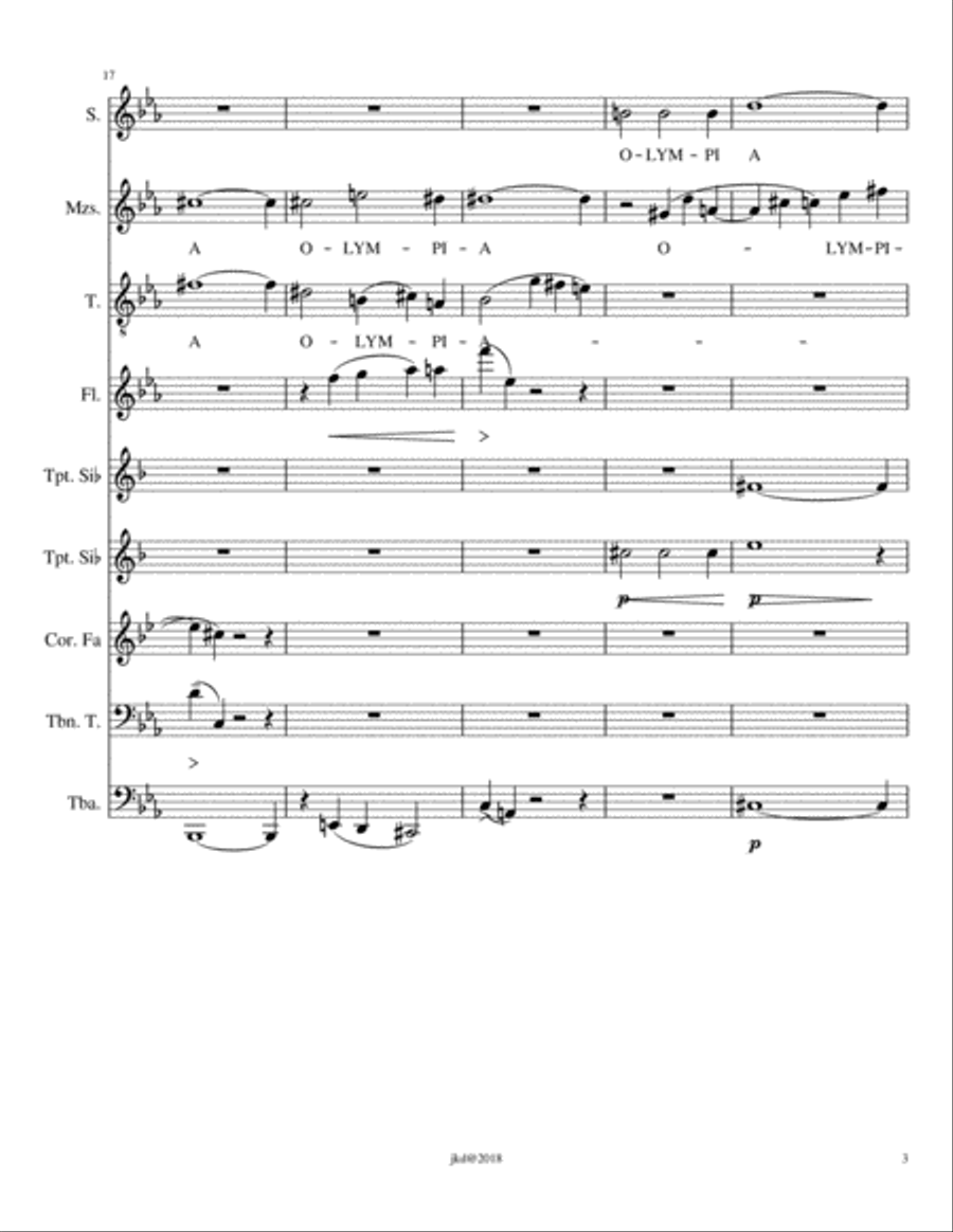 OLYMPIA OLYMPIA Brass Ensemble scores gallery preview page 3