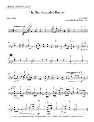 Book cover for Star-Spangled Banner (solo cello)