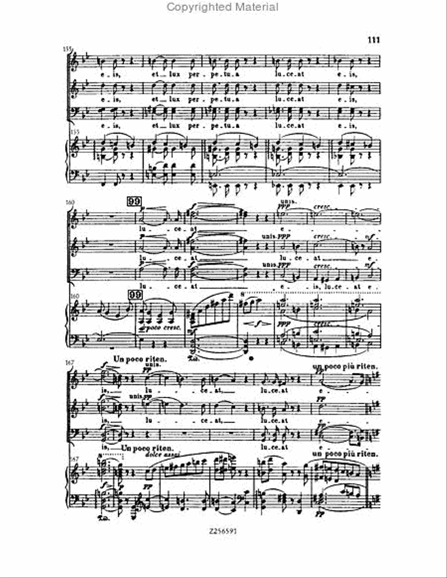 Grande Messe du Morts, H 75 Choir scores gallery preview page 111