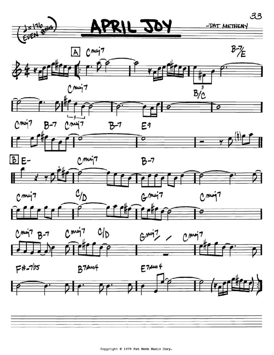 April Joy Piano scores gallery preview page 1