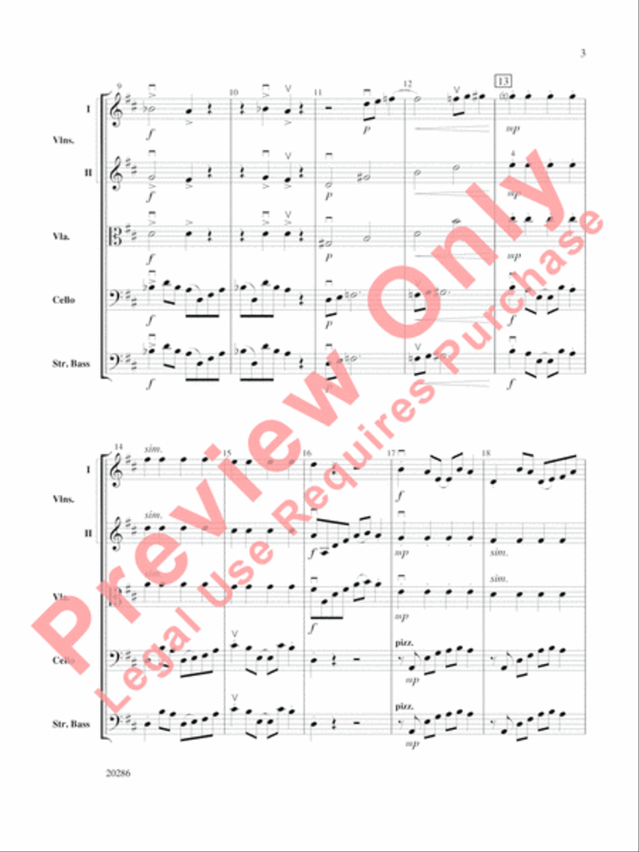 End Pin Rag String Orchestra scores gallery preview page 4