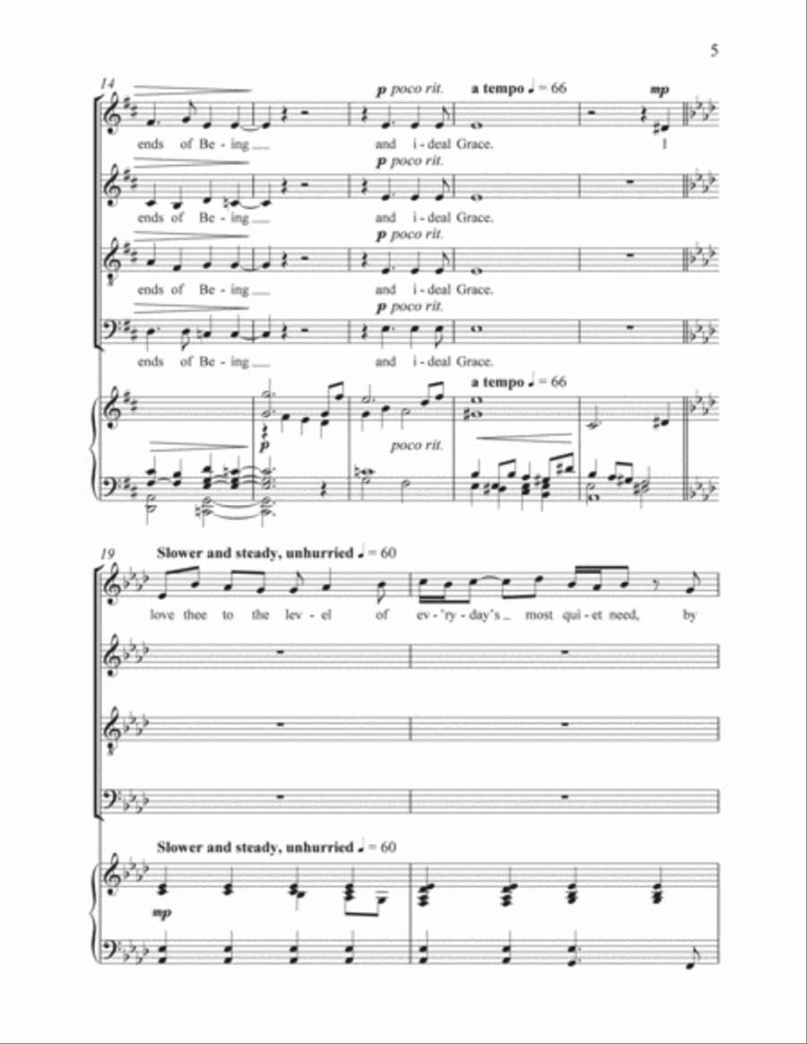 How Do I Love Thee? How Do I Love Thee? 4-Part scores gallery preview page 4