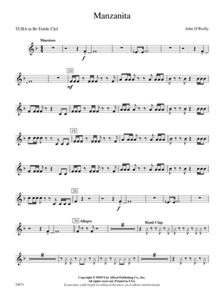 Manzanita: (wp) B-flat Tuba T.C.