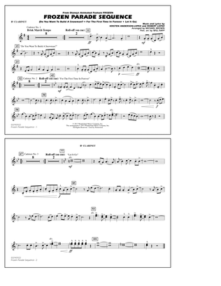 Frozen Parade Sequence - Bb Clarinet