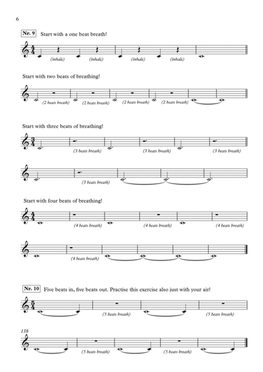 Warm-Up! - For beginning Brass Players - Treble Clef