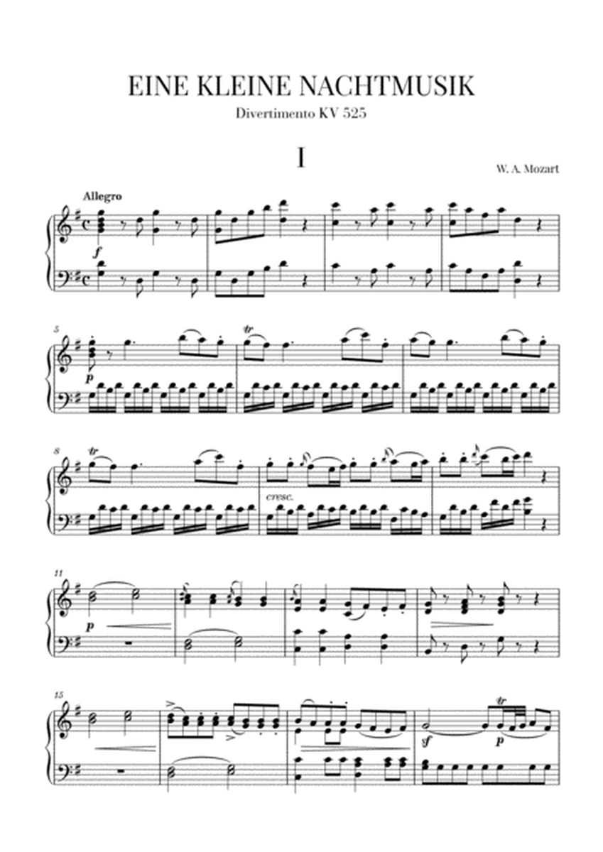 Eine Kleine Nachtmusik for Piano Solo image number null