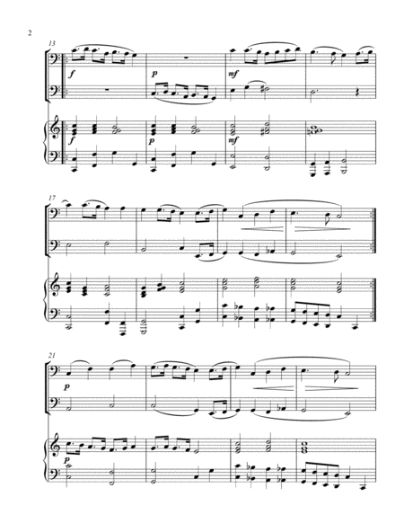 Country Gardens (bass C instrument duet) image number null