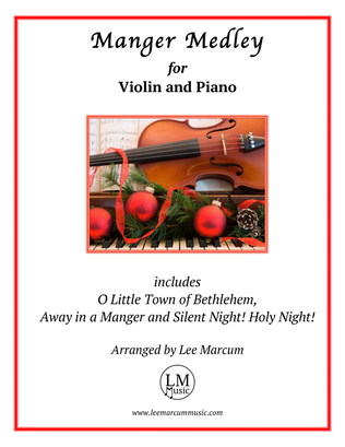Book cover for Manger Medley - Violin