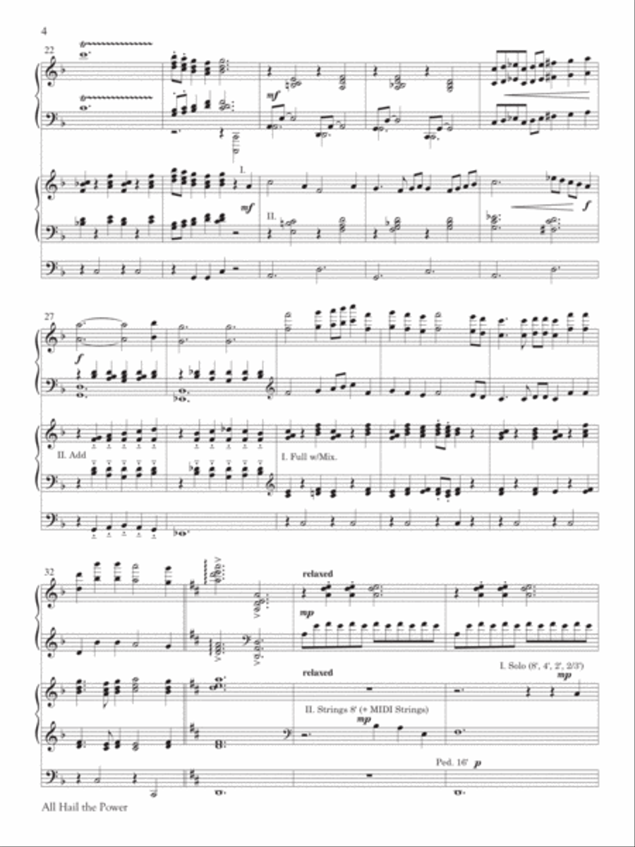 Festive Hymn Settings for Piano and Organ (2 books needed) Organ scores gallery preview page 5