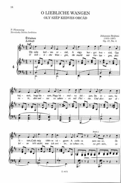 Die Meister des Liedes VII-c Lieder von Brahms, F