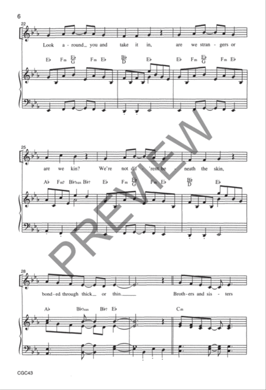 All God's Children Preview Kit (Score & CD) Choir scores gallery preview page 7