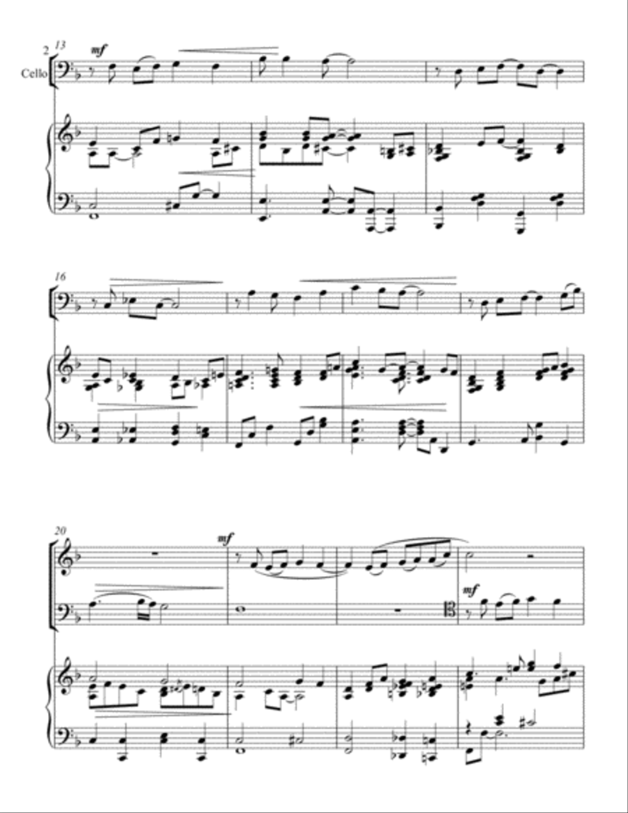 For The Beauty Of The Earth Piano Trio scores gallery preview page 2