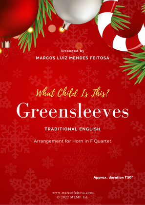 Book cover for Greensleeves - Horn in F Quartet