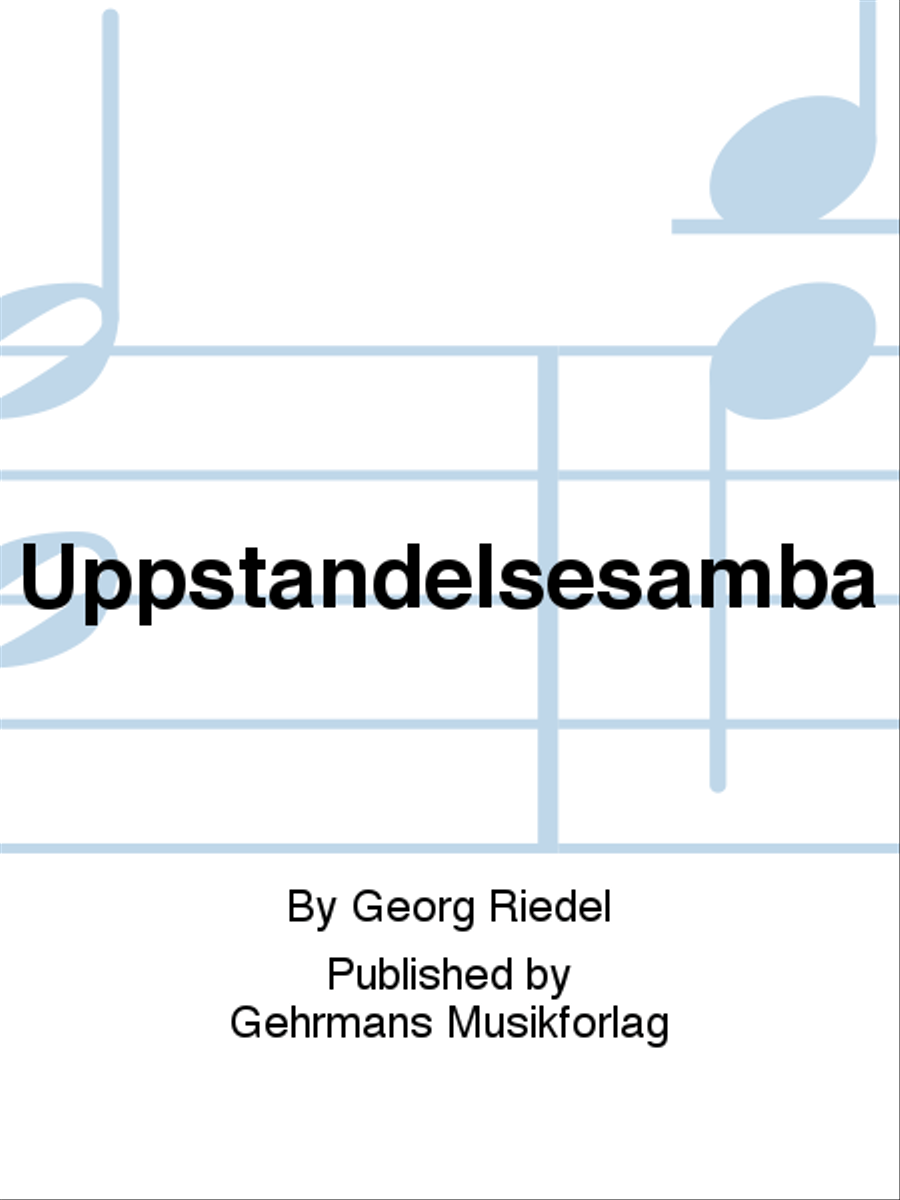 Uppstandelsesamba 4-Part scores gallery preview page 1