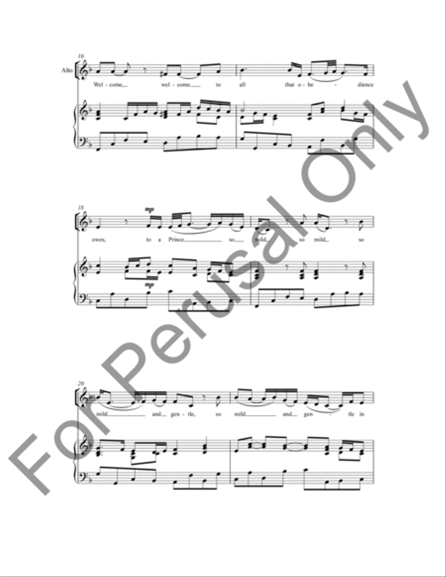 Be Welcome Then, Great Sir SSA scores gallery preview page 4