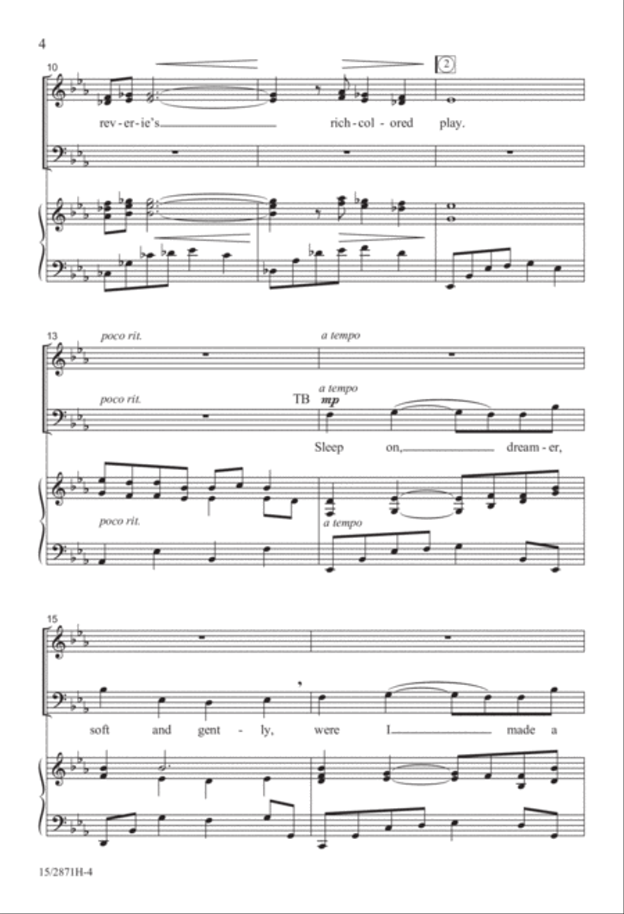 Don't Forget Me 4-Part scores gallery preview page 4