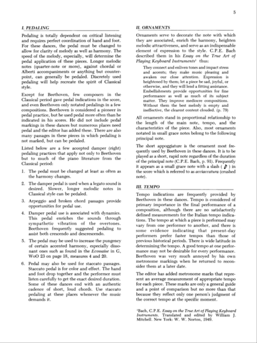 Beethoven -- Dances of Beethoven Piano Solo scores gallery preview page 5