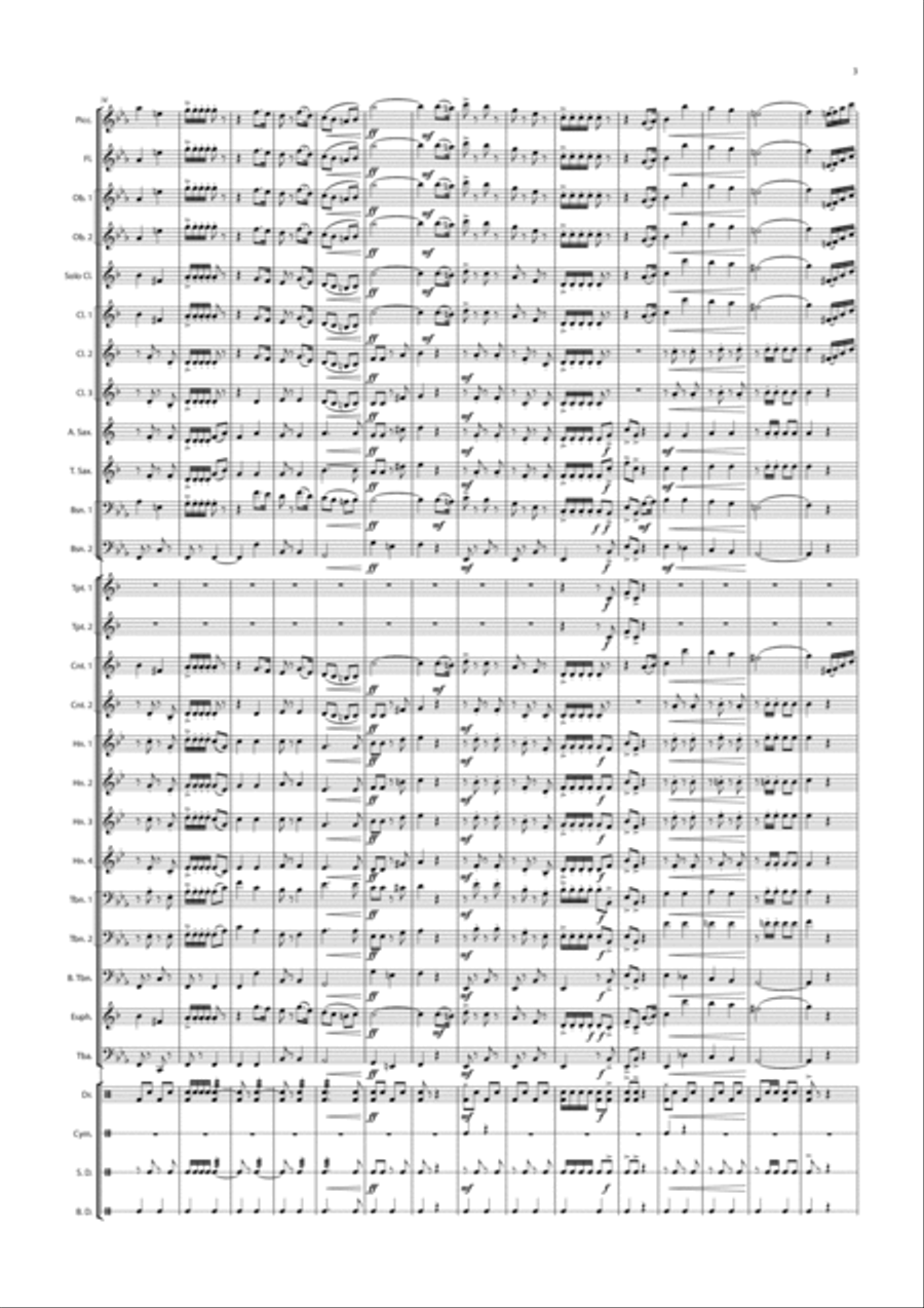 Boy Scout March Marching Band scores gallery preview page 3