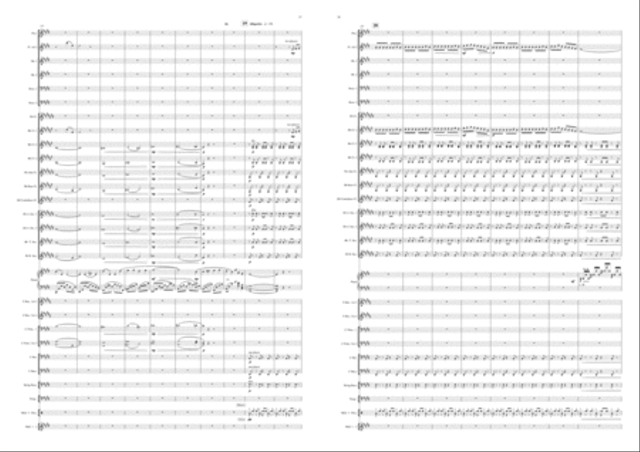 Concerto In C For Piano And Symphonic Wind Orch. Concert Band scores gallery preview page 8