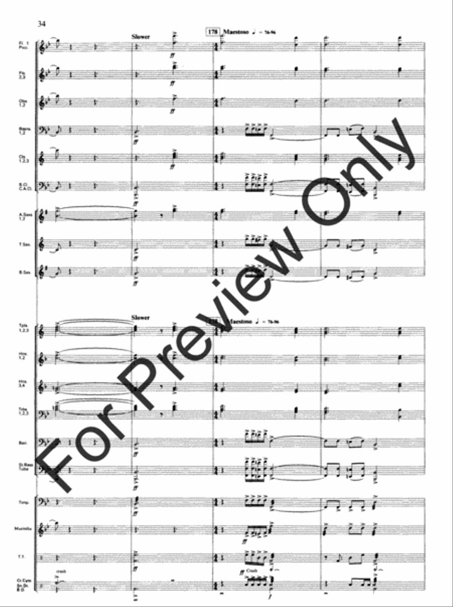 Emmanuel Variants Concert Band scores gallery preview page 36